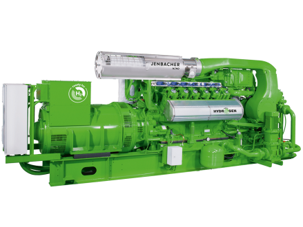 Газовий генератор Jenbacher J 412 (електрична потужність  901 кВт, тепло 951 кВт)